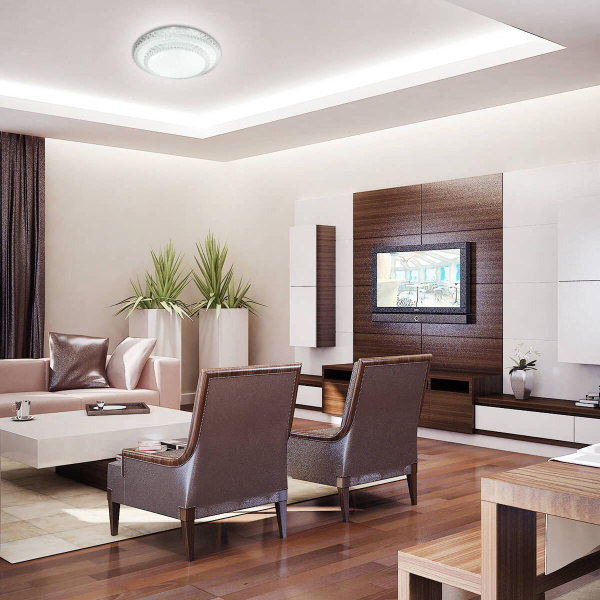 Настенно-потолочный светодиодный светильник с пультом ДУ Sonex Floors 2041/DL