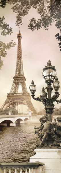Фотообои Твоя Планета Парижский этюд Премиум 4л 97х272см 
