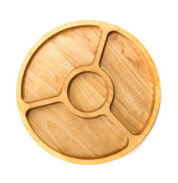 Менажница деревянная круглая (4 секции) 933341МР Мастер Рио