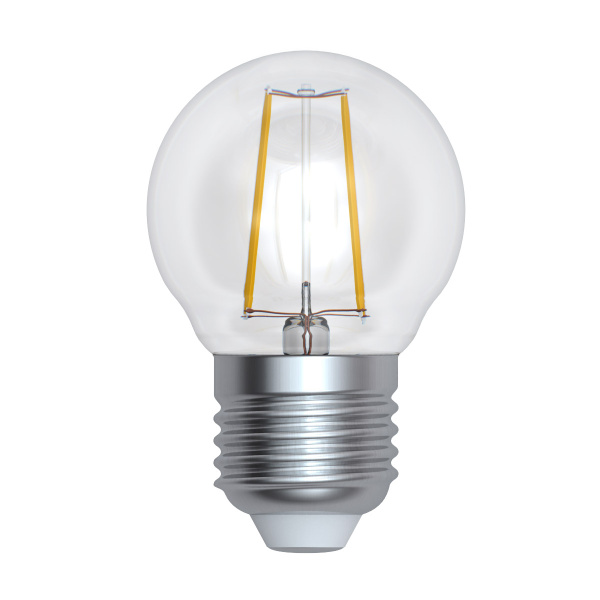 Лампа светодиодная диммируемая форма шар UL-00005193 LED-G45-9W/3000K/E27/CL/DIM GLA01TR